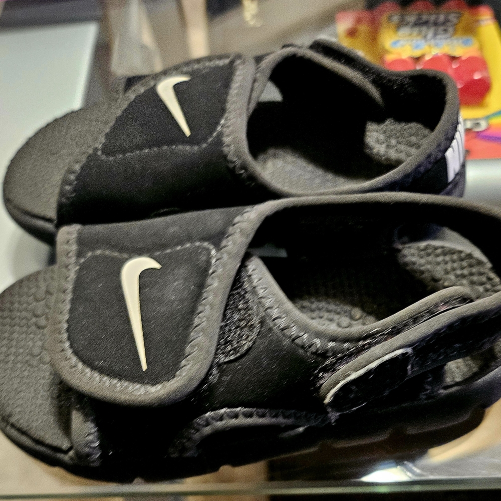 Nike Kids Black Sandals